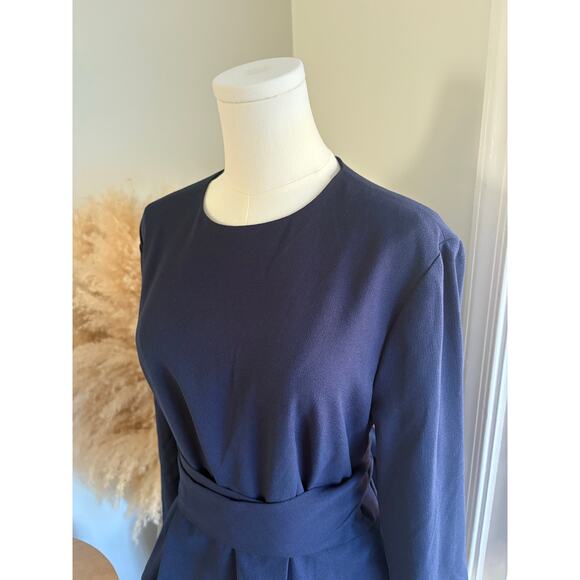 Dress the Population Andreas Wrap Top in Navy Blue Womens Plus Size XXL - Picture 5 of 11